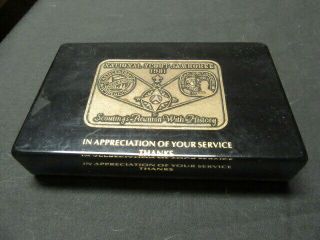 1981 National Jamboree East Central Region Appreciation Paperweight Eb24