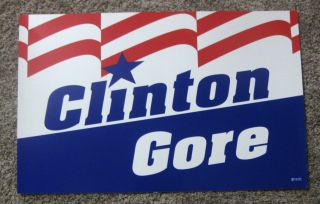1992 Clinton & Gore - Campaign Headquarters Design Campaign Poster