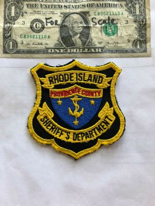 Providence County Rhode Island Police Patch (sheriff 