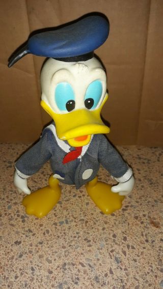 Vintage Walt Disney Productions Donald Duck 8” Doll 1960 