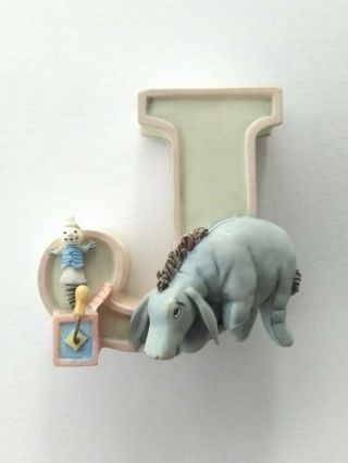 Disney Classic Pooh Letter J By Michel & Co Wall Decor Eeyore With Jack