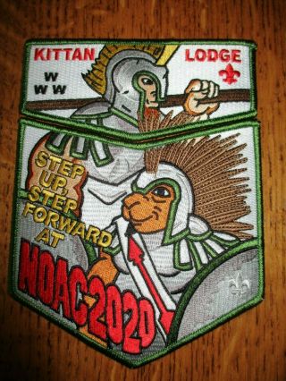 Boy Scout Oa Kittan Lodge 364 2020 Noac Delegate Flap Set Twin Rivers Council Ny