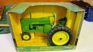 Vintage Ertl John Deere Model 60 Tractor W/ Box