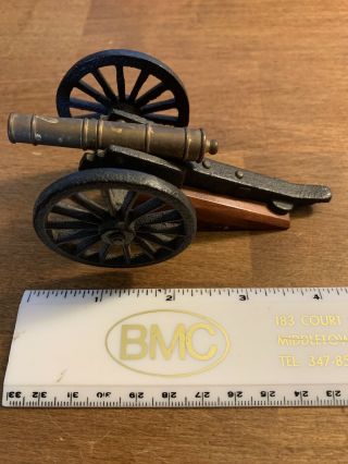 Vintage State Farm Fire And Casualty Co.  Cast Iron/metal Cannon Paperweight