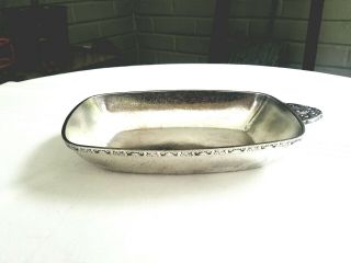 Vintage Waldorf - Astoria Hotel Silver Serving Dish Tray,  10 ",  Ah Design Mark