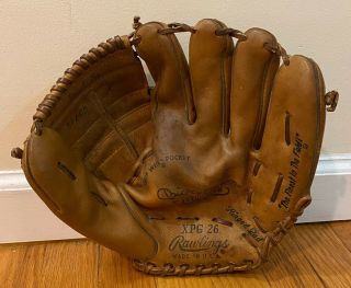 Vintage Mickey Mantle Rawlings Xpg Model Baseball Glove York Yankees Hof