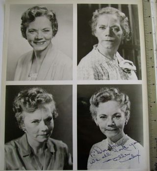 Ellen Corby The Waltons Signed Autographed Vintage Quad Picture 4 Lovely Photos