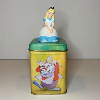 Vintage Disney’s Alice In Wonderland Tin W/ Lid
