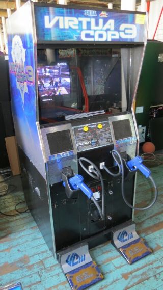 Virtua Cop 3 2 Player Shooting Arcade Video Game Available