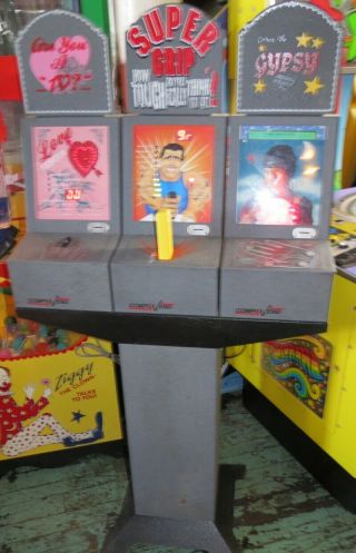 Compu Vend Stenght Tester Gypsy And Love Tester Machine Game Avail