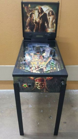 Zizzle Pirates Of The Caribbean Dead Man’s Chest Pinball Machine Rare