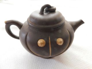 Old Chinese Hand Made Zisha Tea Pot Marked