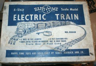 Vintage Marx /sears Happi Time Electric Train Set 05948