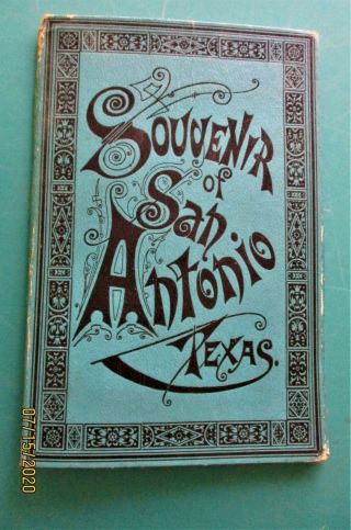 Souvenir Of San Antonio Texas Ward Brothers 1890 11 Pages Of Vintage Photographs