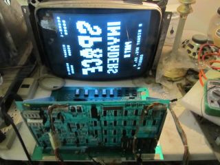 Midway Space Invaders Deluxe Arcade Cpu Board And Power Supply Board