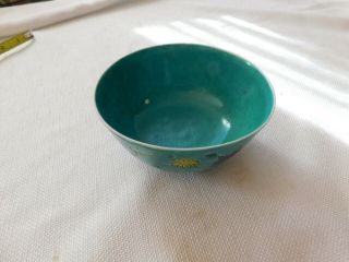 Antique Chinese Republic Period Export Floral Porcelain Bowl 4 - 1/2 "