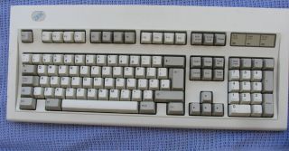Ibm Uk Layout Model M Clicky Buckling Spring Keyboard 1391406 Vintage