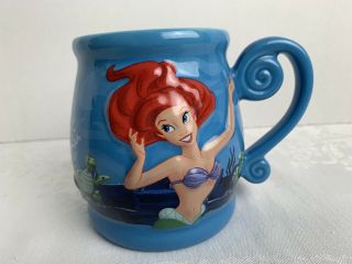Journey Of The Little Mermaid Disney Park Ariel Big 3 - D Mug Undersea Adventure