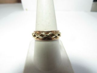 Vintage Unusual 9k Yellow And Rose Gold Men 