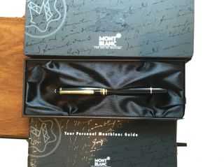 Vintage Mont Blanc Meisterstuck Classique Pen Roller Ball Black & Gold,  Box