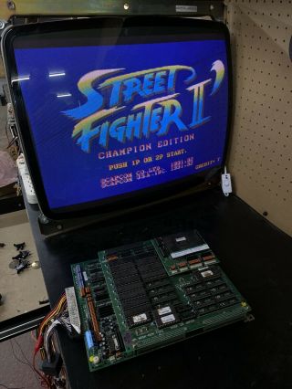 Street Fighter Ii Champion Edition 1992 Capcom 100 A,  Jamma Arcade Pcb