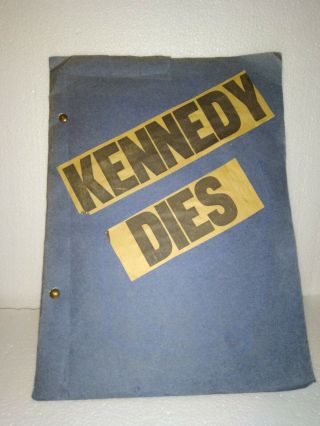 Scrapbook John F Kennedy Jfk Assassination Newspaper Clippings Memorabilia