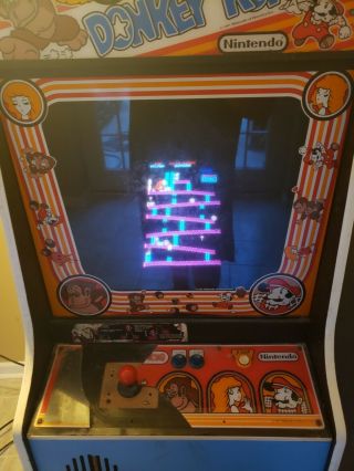 Donkey Kong Arcade Game By: Nintendo Full Size Arcade Machine