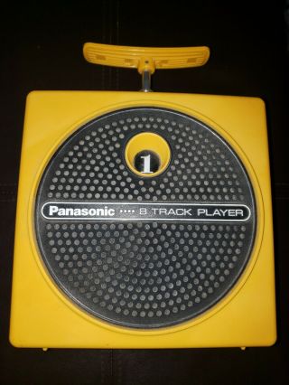 Panasonic Rq - 830s Dynamite Tnt 8 Track Player Yellow Vintage Retro