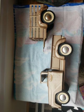 Vintage Pressed Steel Tonka Toy Trucks