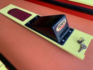 Skee Ball Ticket Panel Alley Cover With Decals And Lock