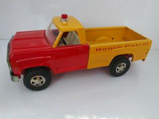 Vintage Tonka Dodge Pickup Truck Beach Patrol Pressed Steel Custom Restore