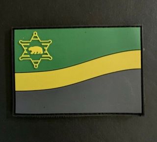Los Angeles County Sheriff Department / Lasd 3d Pvc Flag Patch