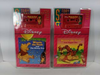 Disney Winnie The Pooh Honey Tree & Tiger Too Read - Along Book & Cassette Tape