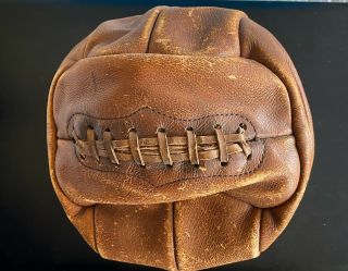 Vintage Soccer Ball Football Vintage Leather Socccer