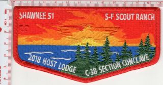 Oa Lodge 51 Shawnee 2018 Host Lodge Section C - 3b