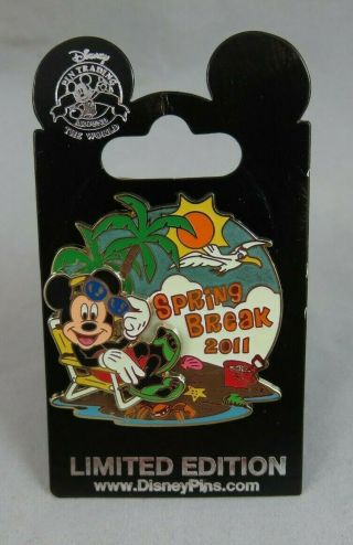 Walt Disney World Disneyland Pin - Spring Break 2011 - Mickey Mouse