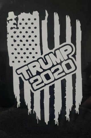President Donald Trump Flag 2020 Vinyl Decal Sticker Car Truck