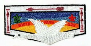 Boy Scout Oa 322 White Fang Lodge Flap