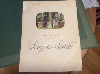 Walt Disney Song Of The South 1946 Movie/souvenir Program.