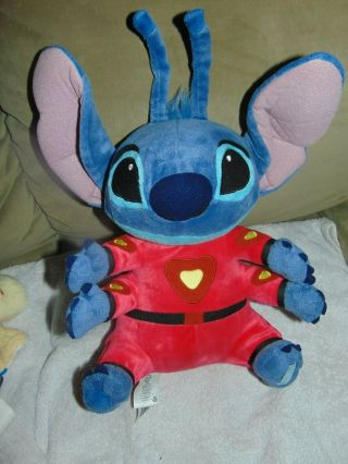 Disney Store Lilo & Stitch Plush Alien 16 " Red Space Suit