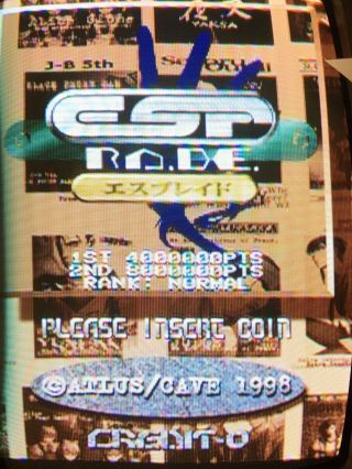 Fever Sos / Dangun Feveron Pcb Pc Board Cave Japan System 1998 Jamma Arcade / Ok