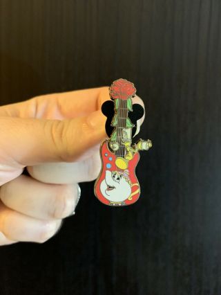 Guitars Mystery - Mrs.  Potts And Lumiere Beauty And The Beast Rose Disney Pin