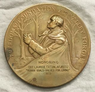 George Washington,  Freedoms Foundation At Valley Forge Award Medal