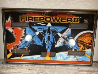 Williams Firepower Ii Pinball Machine Game Backglass 2 Nerd Framed Poster Print