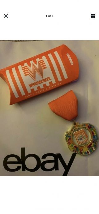 Whataburger San Antonio Texas Fiesta 2020 Medal In Package With Gift Box