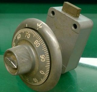 Vintage Sargent & Greenleaf Group 1 Combination Safe Lock Vault Dial 8400 2