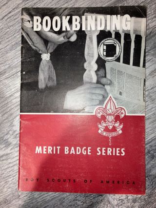 Vintage 1954 Bookbinding Bsa Boy Scouts Of America Merit Badge Booklet Book