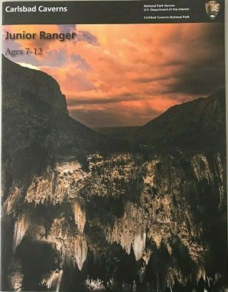 Carlsbad Caverns Np National Park Service Junior Ranger Book Booklet Nps