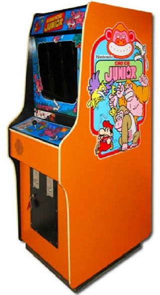 Donkey Kong Junior Arcade Machine By Nintendo 1982  Rare