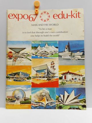 Vintage - Expo67 - Edu - Kit Man And His World - Bilingual Information Folder